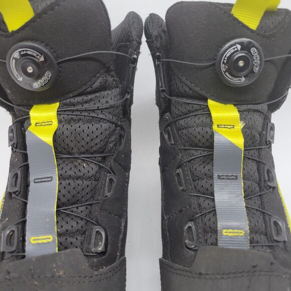 Shima Edge Mens Vented Black And Yellow Motorcycle Shoes Size US 9.5 EUR 42 main image 11